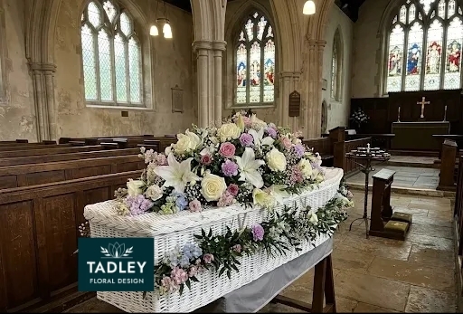 Coffin Spray & Garland Pastel Colours 5'