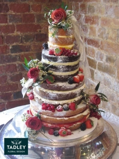 Cake Flowers Naked Cake