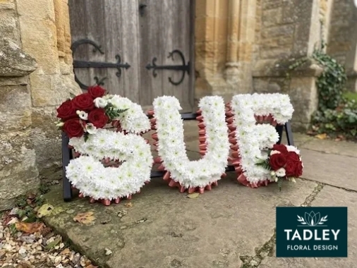 SUE Floral Letter Tribute